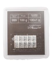 Valcambi Suisse 10x 1 Gram .999 Silver Bullion CombiBar Fractional Silver Bar