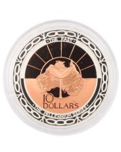 1999 Australia $10 Millennium Coin Series The Past Silver Proof Bi-Metal