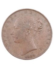 1839 Isle of Man Farthing a/VF