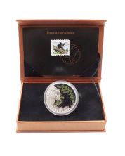 2015 Canada $20 Baby Animals: Black Bear - Pure Silver Coin and Stamp Set