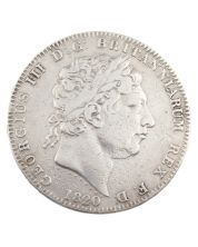 1820 Great Britain silver Crown George III nice VF