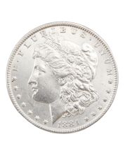 1884 Morgan silver dollar UNC