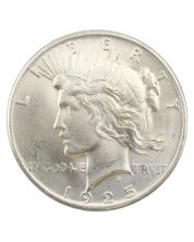 1925 Peace silver dollar Choice UNC