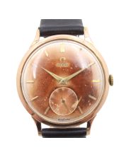 Omega Jumbo 18K Gold Tropicalized Vintage 37mm Cal. 266 Manual Wind Mens Watch