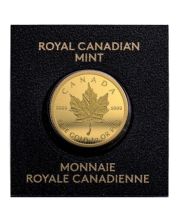 Maplegram 1 gram Gold Maple Leaf Coin .9999 pure Sealed - Random Year