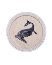 2013 25-Cent Coloured Coin – Tylosaurus pembinensis