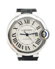 Cartier Ballon Bleu Silver Dial Stainless 33mm W6920085 3489 Ladies Watch