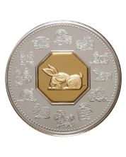 1999 Canada $15 Sterling Silver - Lunar Series - Rabbit