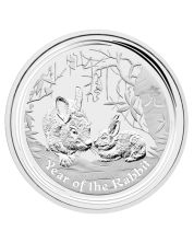 10x 2011 Australia Lunar Year of the Rabbit - 2 oz Pure Silver coin .999 BU