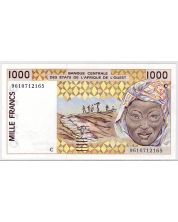 1996 West African States 1,000 Francs