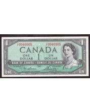 1954 Canada $1 banknote Lawson Bouey V/F 9940905 GEM UNC