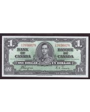 1937 Canada $1 banknote Coyne Towers D/N7036078 Gem Uncirculated EPQ