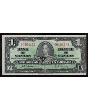 1937 Canada $1 banknote Osborne Towers B/A 0404431 nice a/VF