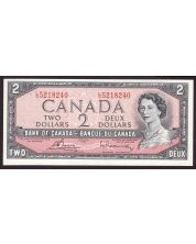 1954 Canada $2 banknote Bouey Rasminsky L/G5218240 Choice UNC