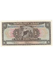 Haiti One Gourde banknote  AU58+ 