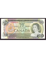 1969 Canada $20 banknote  Beattie Rasminsky EZ3024943 nice UNC