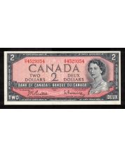 1954 Canada $2 Beattie Rasminsky N/R 4529354 Choice UNC