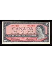 1954 Canada $2 Beattie Rasminsky N/R 3817476 Choice UNC