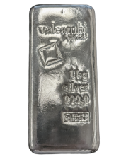 Valcambi 1 Kilo Silver Bar .999 Pure 