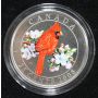 2008 - 2014 Set of 6 Canada 25 cent Coloured Coins Bird Series 