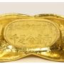 Cast 37.5 grams .9999 One Gold Tael China Hong Kong Sycee Boat ingot bar