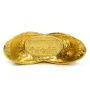 Cast 37.5 grams .9999 One Gold Tael China Hong Kong Sycee Boat ingot bar
