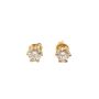 1.10cts VS Diamond Earrings 20K gold threaded screw back w/a $5,800.