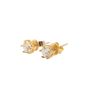 1.10cts VS Diamond Earrings 20K gold threaded screw back w/a $5,800.