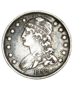 1835 Capped Bust Quarter 25c VF+