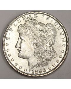 1886 Morgan Silver Dollar Choice UNC