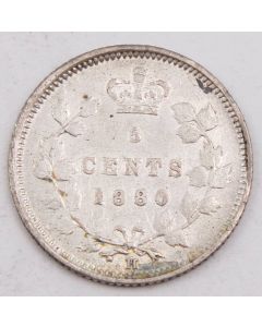 1880H Canada 5 cents obverse-2  Fine