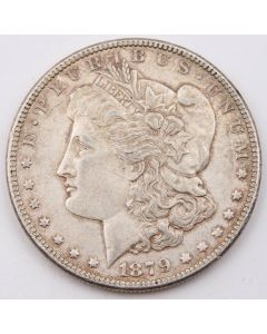 1879 S 2nd Reverse Morgan silver dollar EF