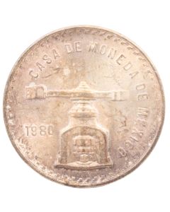 1980  Mexico 1 Oz Silver Mexican Libertad Coin .999 Pure BU