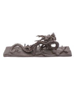 Japanese Dragon TAKAOKA early Bronze Paperweight Statue 7.8 inch 647.28g