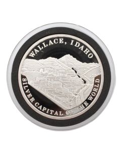 1 oz Wallace Idaho 999 Fine Silver Centennial 1884 - 1984 Silver Capital 