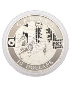 2013 Canadian Holiday Season - O Canada Proof $10 Fine Silver Coin