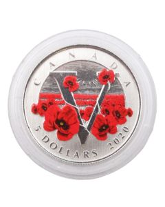 2020 Canada $5 Moments To Hold: Remembrance Day - Pure Silver Coin