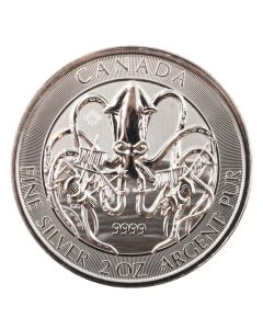 2020 Canada 2 oz Silver $10 Dollar Coin Kraken Creatures of the North .9999