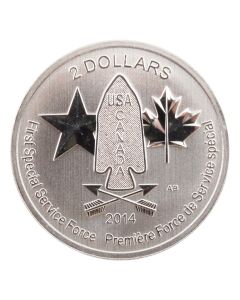 2013 Canada $5 Fine Silver Coin - Devil's Brigade 