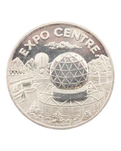 1986 Vancouver Expo Coin 999 1/2 oz Pure Silver Bullion Canada 