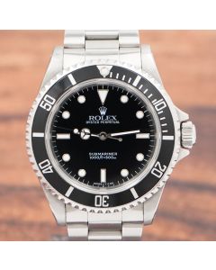 Rolex Submariner 14060 No Date 40mm Stainless Black Dial 1996 Mens Watch B&P