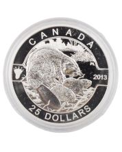 2013 $25 Fine Silver Coin - Beaver