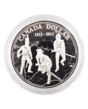 2012 $1 The War of 1812 - 200th Anniversary - Pure Silver Dollar Proof