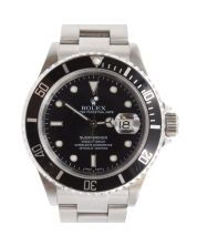 Rolex Submariner 16610 Stainless Steel 40mm Black Dial Mens Watch