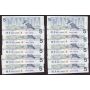 10x 1986 Canada $5 consecutive notes Knight Theissen ANP1125550-9 CH UNC