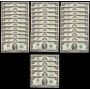 35x 1976 J USA Kansas $2 FR consecutive notes J12264264-98A FR1935J CH UNC