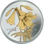 2004 50 cent Canadian Floral - Golden Easter Lily Sterling Silver