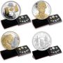 2005 2007 2008 2012 Canada Gold & Fine Silver Dollar Proof Sets 8-Coins 4x Sets