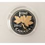 2012 Canada .9999 Large Silver 1-Cent Proof Coin Farewell to the Penny Mint