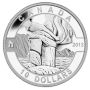 2013 Canada $10 Fine Silver coin - Inukshuk RCM